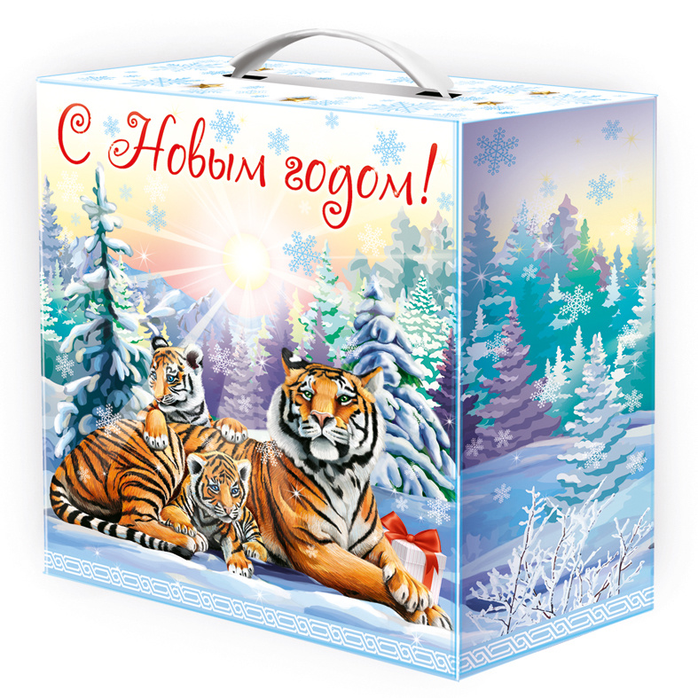 Новогодняя Упаковка Год Тигра Новогодняя Упаковка Год Тигра
